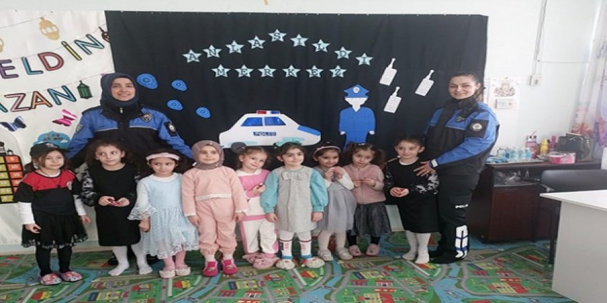 Toplum Destekli Polislik Şubesinden 4-6 yaş Kur’an kursuna ziyaret