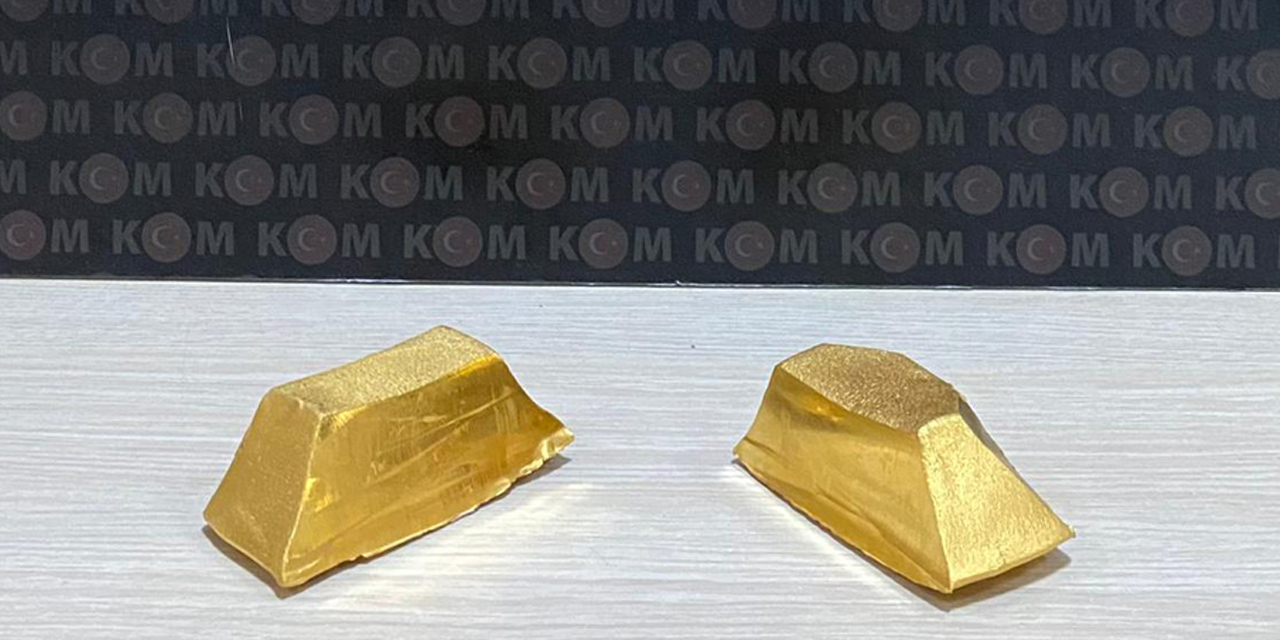 Kars'ta kaçak altın yakalandı