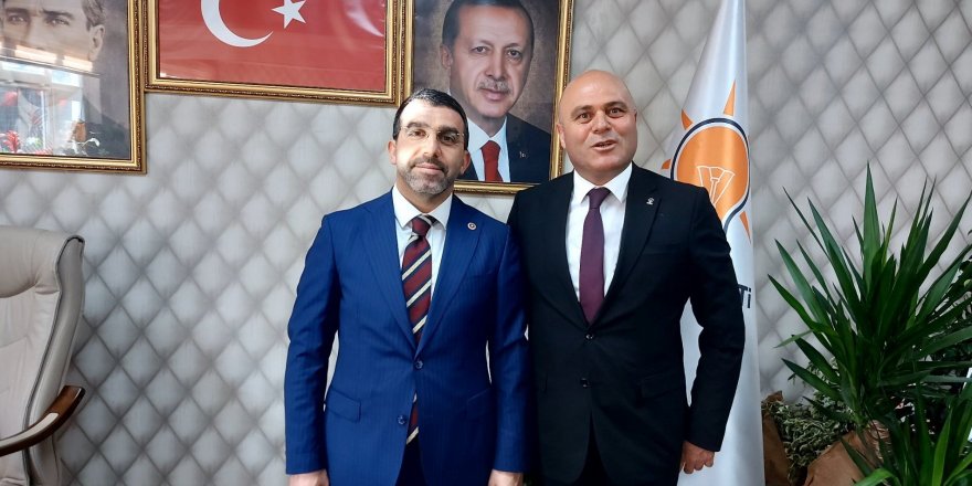 Ak Parti Kars Milletvekili Adem Çalkın'dan Başkan Sancar'a Hayırlı Olsun Ziyareti