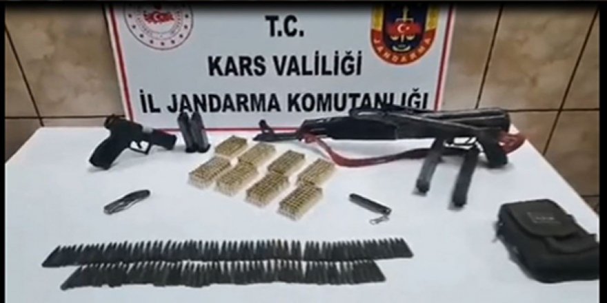 Kars’ta, Jandarmadan ruhsatsız silah operasyonu: 1 kişi tutuklandı