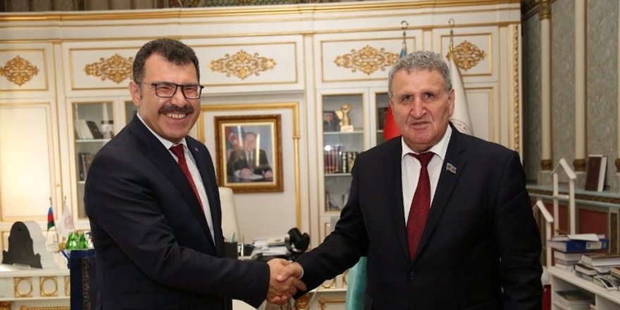 Azerbaycan Millî İlimler Akademisi Başkanı İsa Habibbeyli’den TÜBİTAK Başkanı Mandal’a kutlama