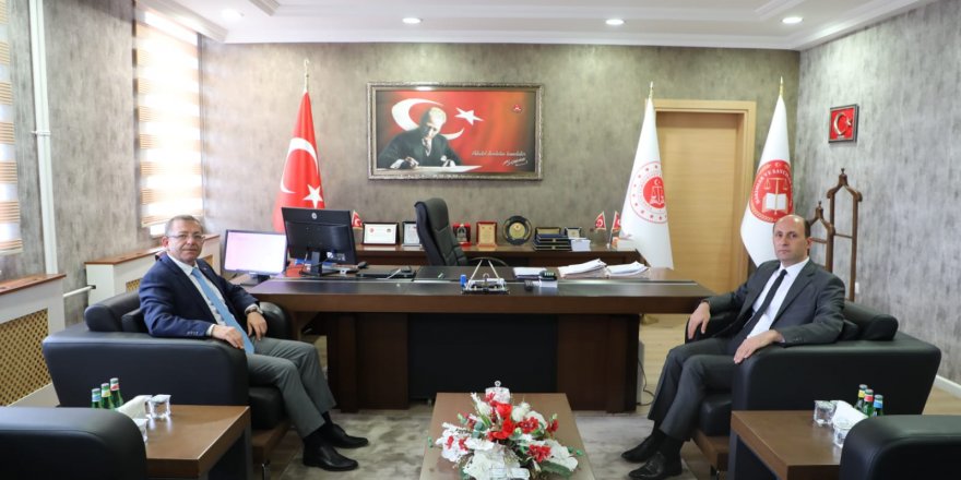 Vali Polat, Başsavcı Amanvermez'i ziyaret etti