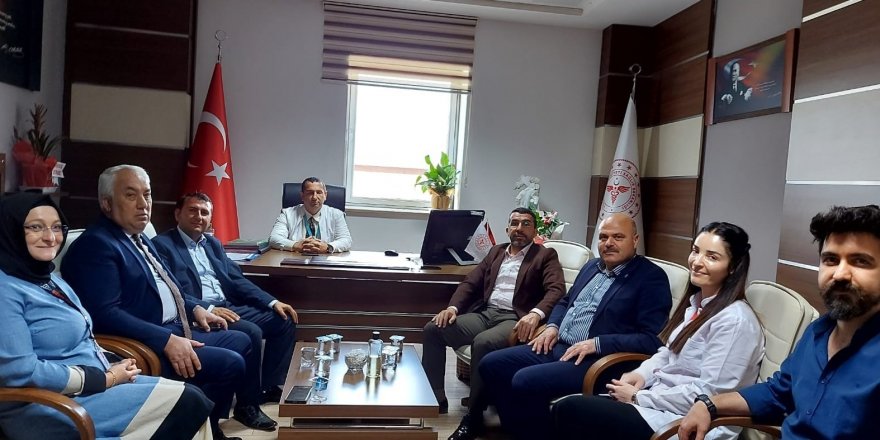 Milletvekili Adem Çalkın, Kars Harakani Devlet Hastanesi’nde...