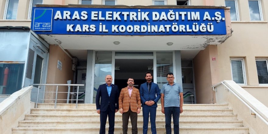 Ak Parti Kars Milletvekili Adem Çalkın, Aras Elektrik Dağıtım A.Ş. İl Koordinatörlüğü'nde...