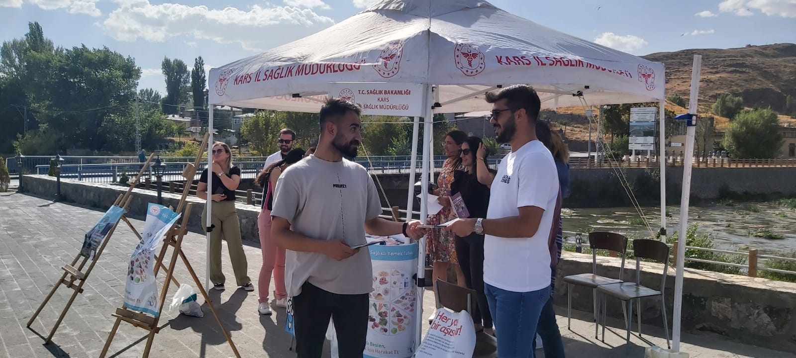 Halk Sağlığı haftası nedeniyle stant açıldı