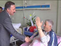 CHP Adaylarının hastane ziyareti