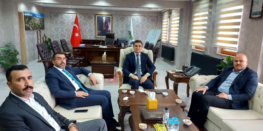 Milletvekili Adem Çalkın'dan Genel Sekreter H. Buğra Güzel'e hayırlı olsun ziyareti
