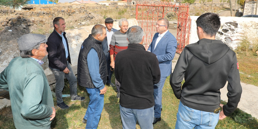 Vali Polat, köy ziyaretlerine devam ediyor