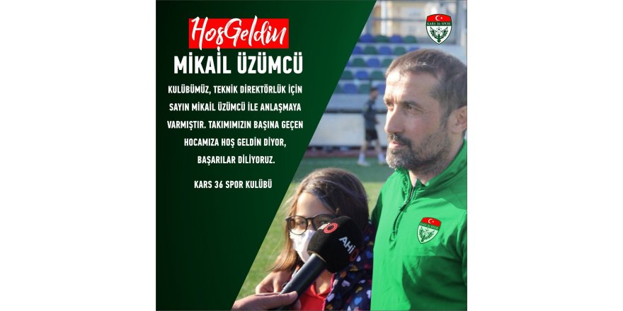 Kars 36 Spor Kulübü Mikail Üzümcü ile anlaştı