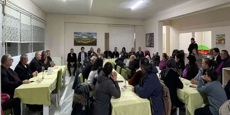 CHP Kars Belediye Başkan Adayı Dindar Gültekin, Karadenizliler Derneği’nde…
