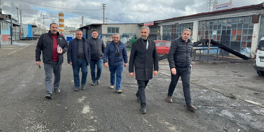 DEM Parti Adayları Derman ve Karahancı Kars Organize Sanayi Bölgesi'nde