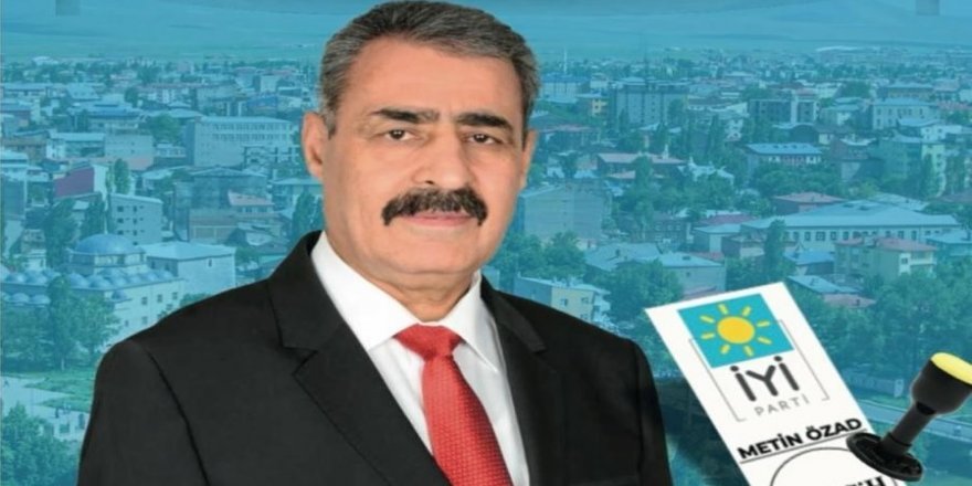 İYİ Parti Kars Belediye Başkan Adayı Metin Özad'tan Teşekkür