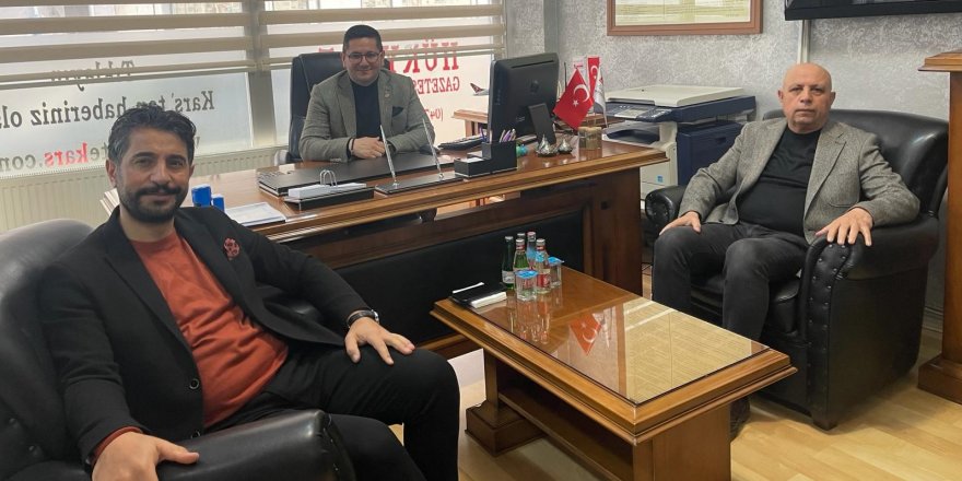 Başkan Ali Gürbüz Sadıkoğlu ve Eren Alp'ten gazetekars.com’a ziyaret