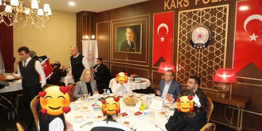 Vali Ziya Polat ve Milletvekili Çalkın, Çocuk Evlerinde kalan çocuklarla iftarda buluştu