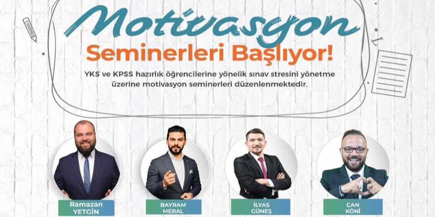 Kars'ta Motivasyon Seminerleri Başlıyor