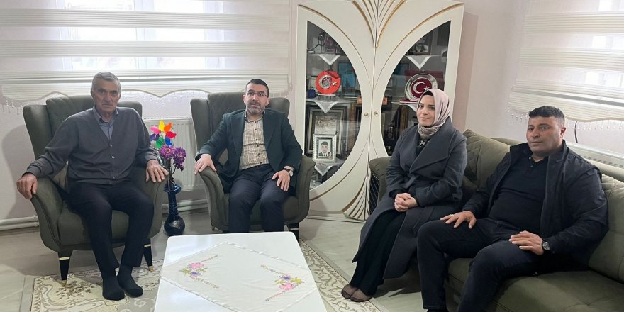 Ak Parti Kars Milletvekili Adem Çalkın, Şehit Ailelerini ziyaret etti