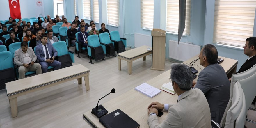 Kars Tarım İl Müdürlüğü'nde Eğitim Toplantısı düzenlendi