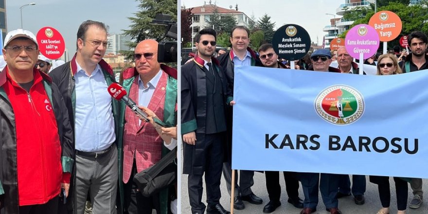 Savunma Yürüyüşüne Milletvekili Alp ve Kars Barosu’ndan Destek