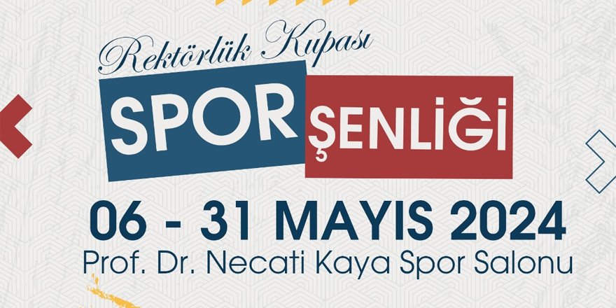 KAÜ'de "Rektörlük Kupası" Spor Şenliği düzenleniyor