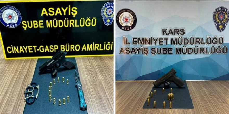 Kars İl Emniyet Müdürlüğü suç ve suçluyla mücadeleye devam ediyor