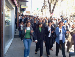 Kars BDP yürüyüşe geçti