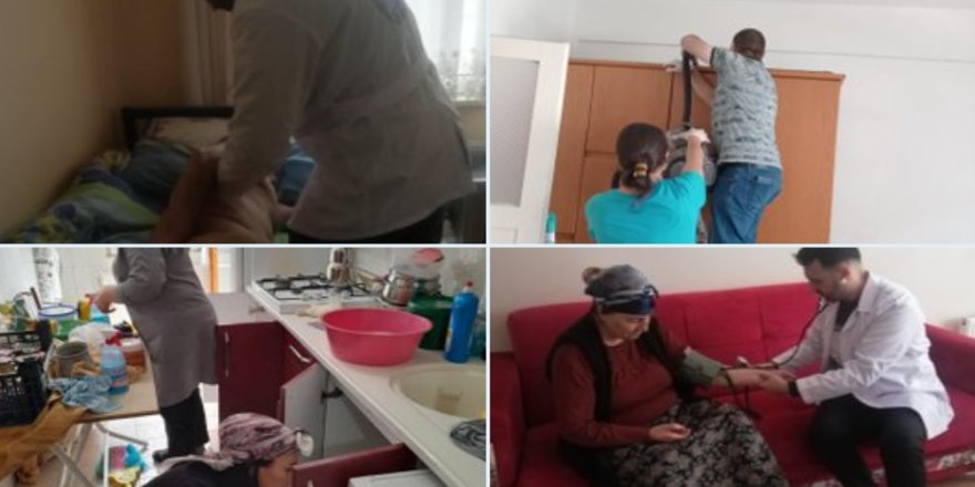 Kars Belediyesi Evde Yaşlı Bakım Hizmeti devam ediyor