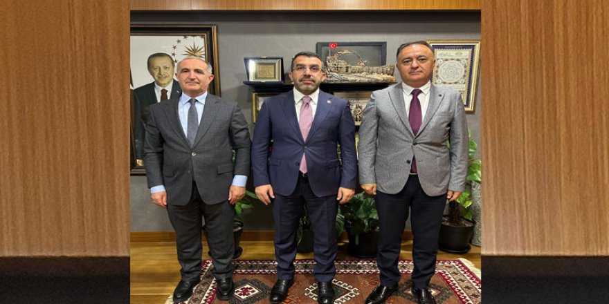 Milletvekili Çalkın, Kafkas Üniversitesi Heyetini TBMM'de Ağırladı