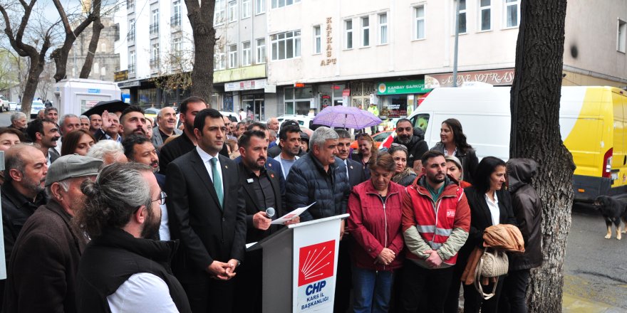 CHP Kars İl Başkanlığı'ndan Özgür Özel'e saldırı tepkisi!