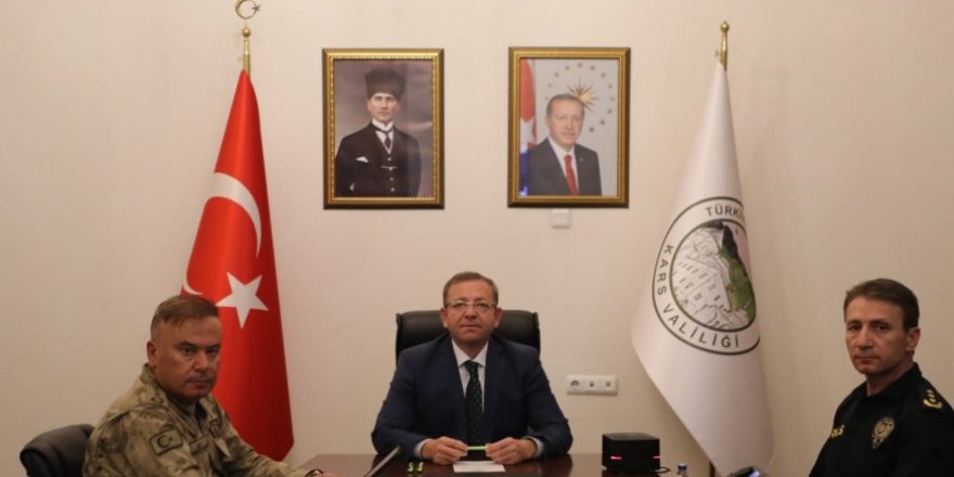 Vali Polat, Bakan Yerlikaya Başkanlığındaki VKS Toplantısına Katıldı