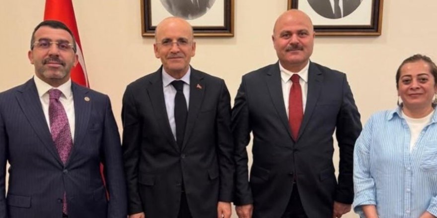Milletvekili Çalkın, Hazine ve Maliye Bakanı Şimşek'i Ziyaret Etti