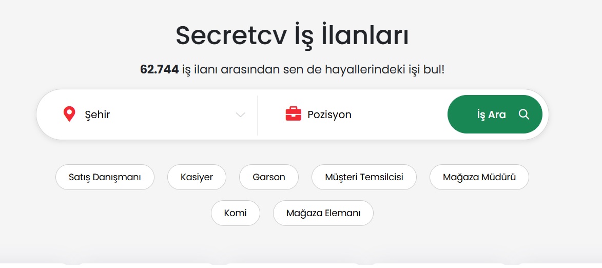 Secret CV: İş ve Kariyerin Güvenilir Adresi