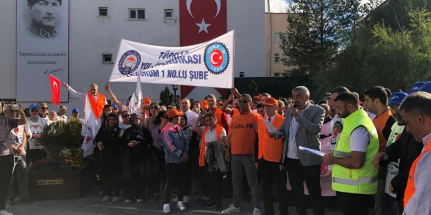 Kars’ta TÜRK-İŞ’e Bağlı Sendikalar: “Sefalet Ücretini Kabul Etmiyoruz”