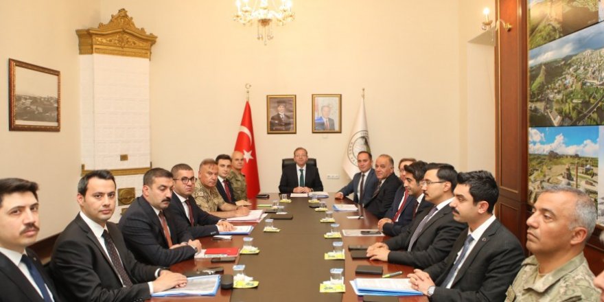 “İl Güvenlik ve Asayiş Koordinasyon Toplantısı” Gerçekleştirildi