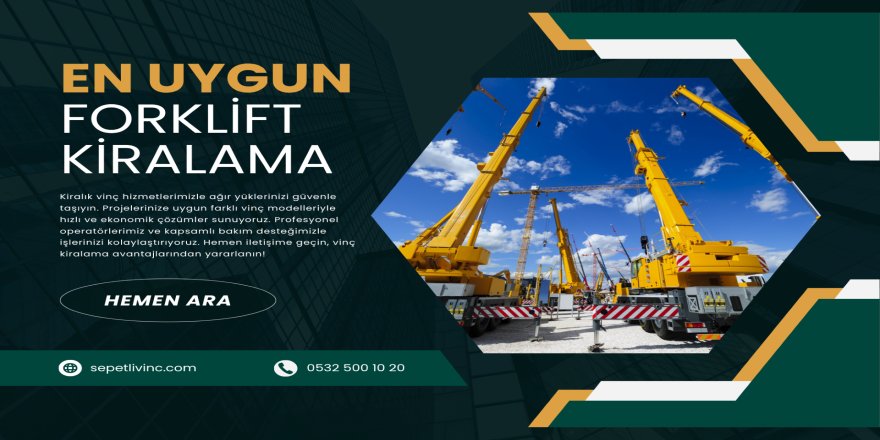 Forklift Kiralama ile Lojistik Süreçlerinizi Hızlandırın