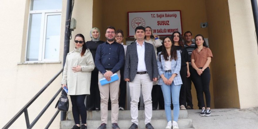 Kars Sağlık Müdürü Aydın’dan İlçe Sağlık Kuruluşlarına Ziyaret