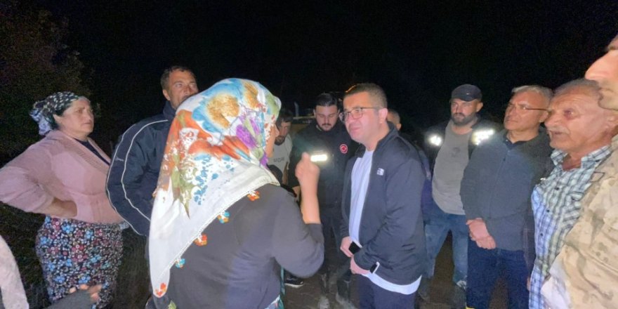 Kaymakam Daştan sel bölgesinde