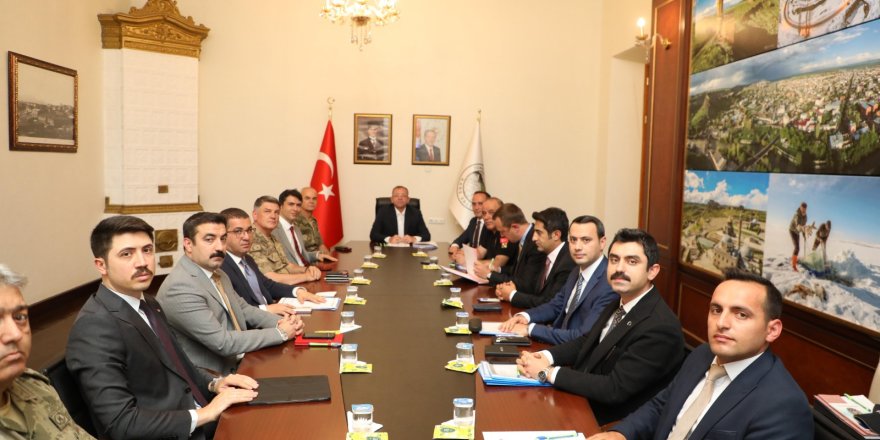 Kars’ta asayiş ve güvenlik toplantısı