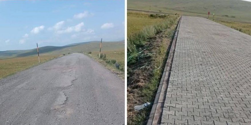 Kars Özel İdaresi’nden Küçük Boğatepe Köyüne Altyapı Hizmeti