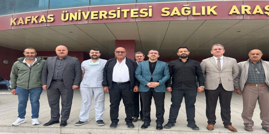 Milletvekili Çalkın’dan Kafkas Üniversitesi Hastanesi yönetimine Ziyaret