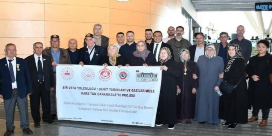 Şehit Yakınları ve Gaziler Çanakkale’ye Uğurlandı