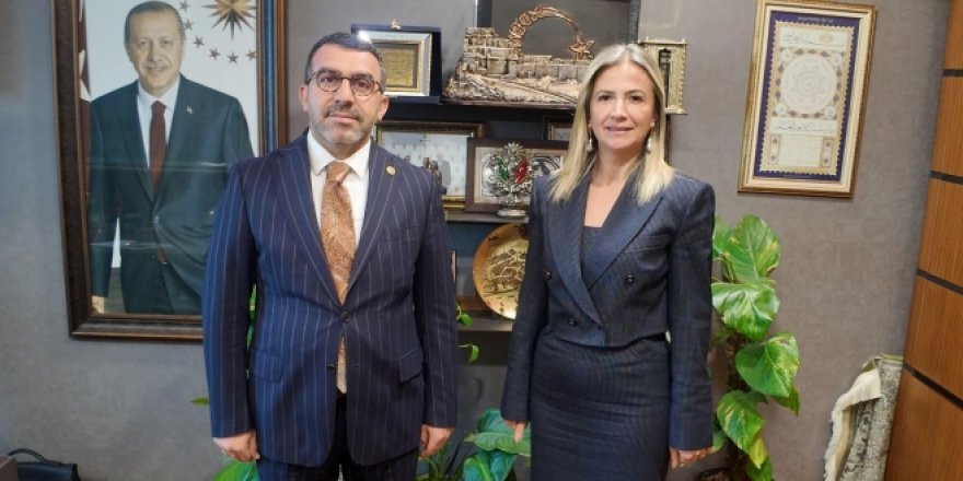 Kızılay Kars Şube Başkanı Hüryurt’tan Milletvekili Çalkın’a Ziyaret