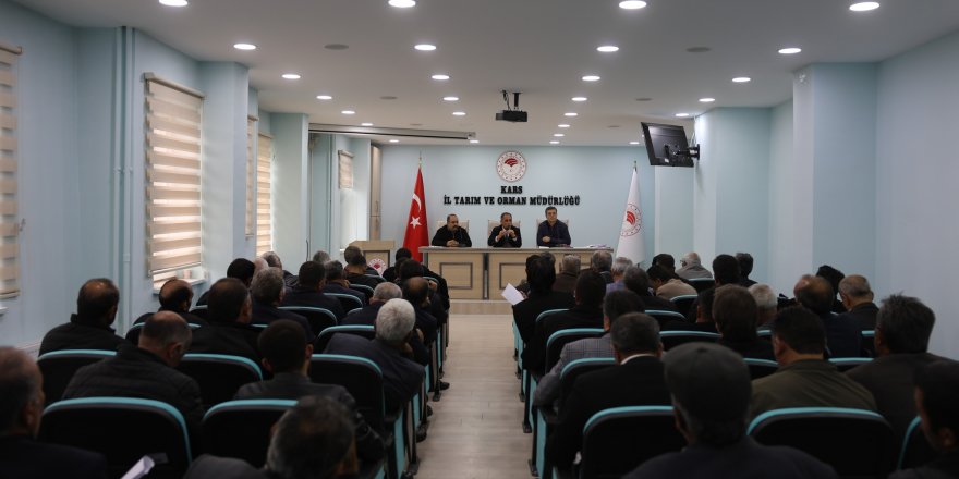Genel Tarım Sayımı kapsamında muhtarlara bilgilendirme toplantısı düzenlendi