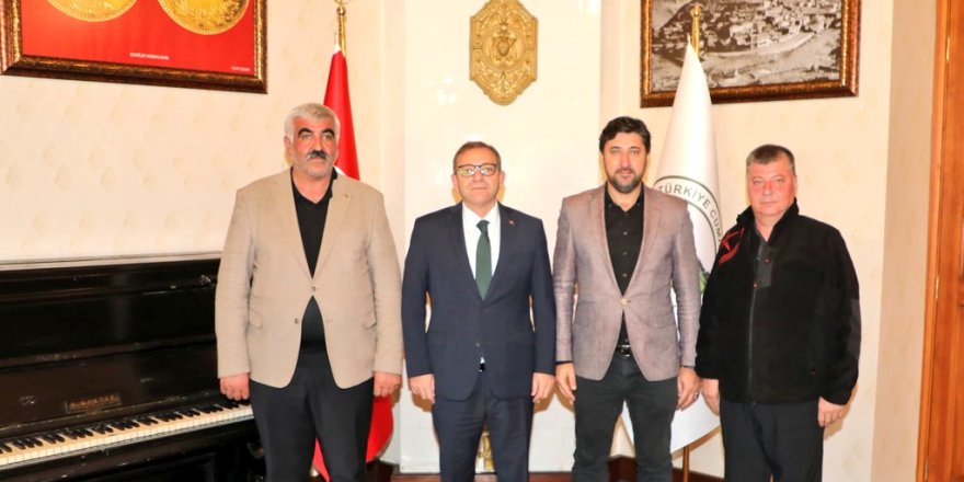 Kars Valisi Ziya Polat, iş insanlarını kabul etti