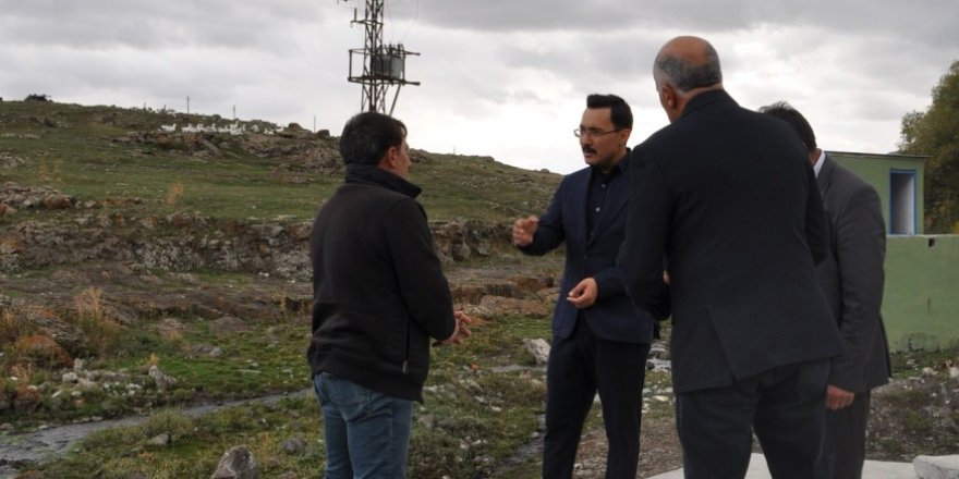 Kaymakam Demirtaş, Su Deposu Çalışmalarını İnceledi