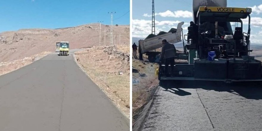 Susuz İlçesi Erdağı Köyü'nde SSB Beton Yol Yapım İşi Başladı