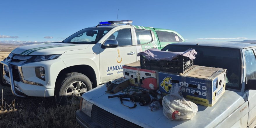 Kars’ta kaçak şahin avına 1,1 milyon lira ceza