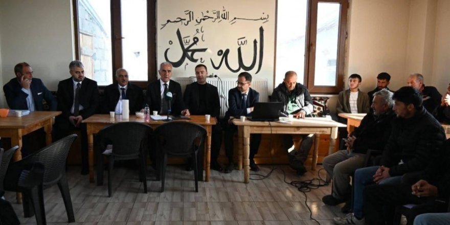 DSİ Heyeti Vatandaşlarla Bir Araya Geldi