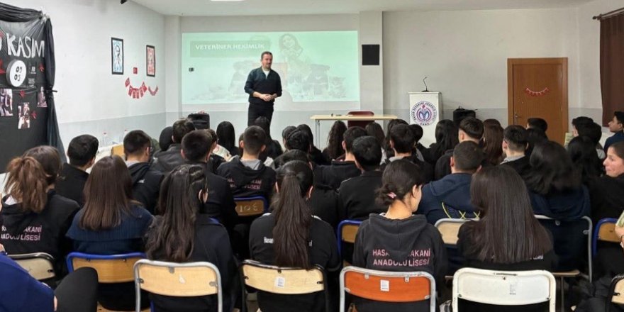 Kars veteriner hekimleri odası gençlerle buluşmayı sürdürüyor