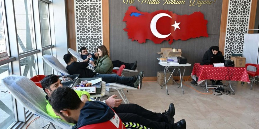 Kars Emniyetinden Anlamlı Kan Bağışı Kampanyası