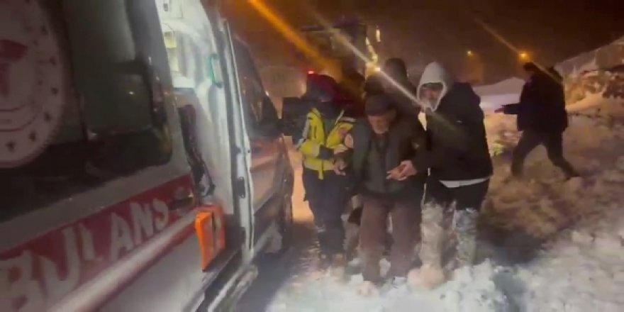 Oyuklu Köyü’nde rahatsızlanan bir vatandaş için ekipler seferber oldu